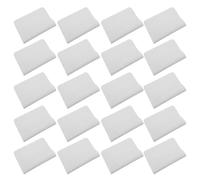 OUNONA Lot de 24 Chiffons de Nettoyage Microfibre Épaisse Gris, Surface Velours Anti-rayures, Emballage Individuel, pour Lunettes, Écrans, Appareils Photo et Électronique, Nettoyage