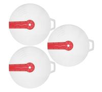 OUNONA Lot de 3 Couvercles Anti-Éclaboussures pour Bol Mélangeur en Silicone et PP Protection Anti-Débordement Rouge Dimensions 34 X 31 X 1 CM Adaptés pour Batteur Électrique Usage
