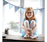 OUNONA Lot De 3 Drapeaux Suspendus En Coton Décoration D'Intérieur Bannière De Fanion Pour Fête Prénatale Drapeaux Triangulaires Suspendus Guirlande De Drapeaux En Tissu