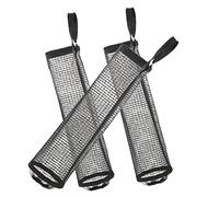 OUNONA Lot De 3 Supports De Rangement pour Paquet Poubelles Suspendus en Plastique Réutilisables Organisateur De Paquet D'épicerie Noir Accessoire Cuisine Pratique pour Place