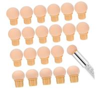 OUNONA Lot De 30 Têtes De Rechange Pour Éponges À Ongles Stylo Dégradé Pour Nail Art Pointes Pour Nail Art Éponges Têtes De Manucure Outils