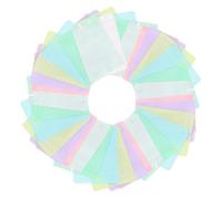 OUNONA Lot de 300 Sachets À Bijoux en Plastique Colorés Et Perlés Réutilisables pour Petites Entreprises