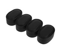 OUNONA Lot de 4 Coussins pour Remontoirs de Montres en Cuir PU Noir Petits Oreillers Souples et Solides Accessoires Pratiques pour Rangement et Conservation des Montres Mécaniques