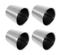 OUNONA Lot de 4 Gobelets Isothermes 180 Ml en Acier Inoxydable pour Boissons Chaudes et Froides sans Couvercle