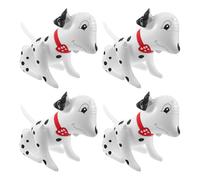 OUNONA Lot de 4 Jouets Gonflables Dalmatien 43 CM en PVC Autoportants Décorations pour Fête D’Garçon et Filles et Halloween Jouets pour Chiots et Présents D’Anniversaire Stimulants et