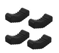 OUNONA Lot de 4 patins de cric de 3 tonnes, protection de pincement en caoutchouc pour rails, support adaptateur à fente pour chandelle de cric, pour l'entretien automobile en garage.