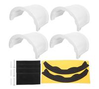 OUNONA Lot de 4 Protections pour Caméra Extérieure en Plastique Étanche Dôme Anti-Pluie et Anti-Poussière Protection Solaire pour Caméra de Sécurité Surveillance Extérieure