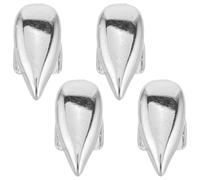 OUNONA Lot de 4 protège-dents de vampire pour costume d'Halloween - Protège-dents à base de cuivre - Bijou de pointues pour cosplay et fêtes