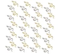 OUNONA Lot de 40 Breloques 3D de Serpent pour Ongles Accessoires de Manucure Décorations en Acrylique Résistantes et Robustes pour Nail Art DIY Convient aux Femmes Fêtes