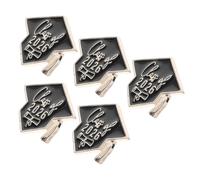 OUNONA Lot de 5 Broches Émaillées pour Remise de Diplômes 2026 en Alliage de Zinc, Accessoires Légers pour Fête de Fin D’études, Épingles Décoratives Souvenirs pour Étudiants et Présents