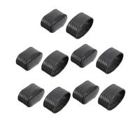 OUNONA Lot De 5 Coussins De Présentation De Montres en PU Housse en Cuir Synthétique, Oreillers pour Bracelets Noirs à Texture Carbone, Support Compact pour Collectionneurs Et Exposition De Bijoux