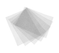 OUNONA Lot de 5 Feuilles de Maille Carrée en Acier Inoxydable 20 Mailles pour Réparation D'écran, Grille D'aération Résistante, Filtre pour Cage et Moustiquaire de Fenêtre
