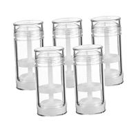 OUNONA Lot de 5 Flacons Déodorant Vides 50 Ml Format Compact pour Cosmétiques Voyage Usage Multiple sans Fuite