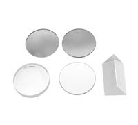 OUNONA Lot De 5 Lentilles Optiques De Physique Lentilles Optiques Outils D'Expérimentation De Physique