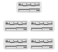 OUNONA Lot de 5 règles de mesure pour scène de crime, 5 cm/2 pouces, | Marqueur de preuves médico-légales, structure en PVC résistante à l'usure, échelle de marquage des preuves pour la