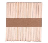 OUNONA Lot de 500 Bâtons de Cire Dépilatoire en Bois 3 Tailles 200 Feuilles de Papier Dépilatoire pour Épilation Corps et Visage Applicateurs Pratiques Compatibles Toutes Cires Usage