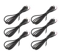 OUNONA Lot de 6 Câbles Audio/Vidéo 1 M Noir Câble en Cuivre Nu Connecteur Mâle Cordon AV pour Extension Audio et Vidéo Compatible Home Cinéma et Appareils Audio