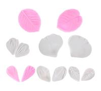 OUNONA Lot de 6 Moules Silicone Délicats pour Pétales de Fleurs, Léger et Facile à Démouler, pour Décoration de Fleurs Séchées et Bricolage DIY la Maison Plusieurs styles