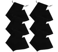 OUNONA Lot de 6 Pochettes en Tissu Doux pour Fer à Friser 12X44 CM Paquet de Rangement Résistant pour Outils de Coiffure Organisateur Portable Voyage et Soins Capillaires