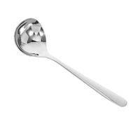 OUNONA Louche Inox Longue Poignée pour Soupe et Sauces Cuillère Coréenne Multifonctionnelle Acier Inoxydable Robuste pour Cuisine Maison et Service