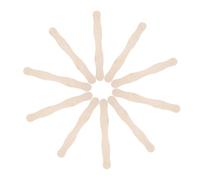 OUNONA Manches D'éventail en Bois Naturel 100 Pcs, Bâtonnets Ronds 200x25x2 Mm pour Loisirs Créatifs, Accessoires DIY pour Mariage et Fête, Poignées Portables pour Fabrication