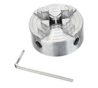 OUNONA Mandrin Manuel Alliage de Zinc Mâchoires Pince Compacte pour Tour Métal Mors Concentriques Haute Précision Accessoire de Serrage pour Travail Du et Métal