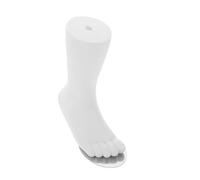 OUNONA Mannequin Pied Modèle De Pieds Modèle De Pied En Silicone Chaussettes Sans Couture Enfants Mannequin Bébé Pieds De Mannequin Affichage De Chaussette Faux Pied Blanche Plastique