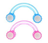 OUNONA Masseur à Rouleaux en Plastique 2pcs pour Massage Corporel Pratique, Améliore la Circulation Sanguine et Lisse la Peau, pour Pieds et Bras Couleur Aléatoire