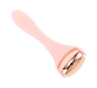 OUNONA Masseur Yeux Rouleau Métallique Mini Roll-on Visage Multifonction pour Contour des Yeux Peau Sensible Poches et Rides Usage Quotidien Rose Doré