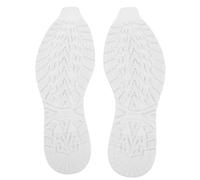 OUNONA Matériau de réparation antidérapant pour semelles de chaussures, en caoutchouc, blanc, grand autocollant, découpable, silencieux, durable