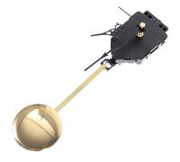 OUNONA Mécanisme Horloge Murale DIY avec Pendule et Aiguilles Noires Kit Complet pour Réparation et Création de Pendules Silencieuses Accessoires Durables et Design Classique