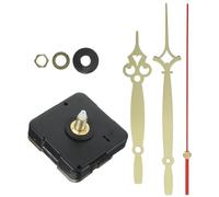OUNONA Mécanisme Horloge Silencieux à Pile avec Mouvement à Longue Tige Kit Complet pour Horloges DIY Moteur Silencieux pour Pendule Murale