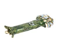 OUNONA Mezouza pour Porte Décorative avec Parchemin Bénédiction de Maison en Alliage Décoration Murale Traditionnelle pour Nouveaux Propriétaires Décorations de Porte de Hanoukka