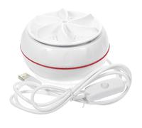 OUNONA Mini Machine à Laver Portable USB avec Turbine Laveuse Compacte Silencieuse à Rotation Avant Arrière pour Petits Vêtements Appartement Dortoir Voyages