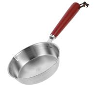 OUNONA Mini Poêle Inox Pour Œufs Et Crêpes Poêle Chauffante Petite Casserole Antiadhésive Rapide Et Confortable Ustensile Cuisine Polyvalent