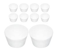 OUNONA Modèles de Gâteau Factice en Blanche, Forme Sphérique Créative Lot de 10 Accessoire Multi-fonction pour Anniversaires et Entraînement la Décoration