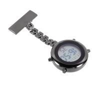 OUNONA Montre de Poche Électronique pour Infirmière Affichage Numérique, Épingle de Sécurité, Design sans Poussière en Verre et Alliage, pour Travail Quotidien