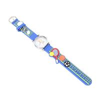 OUNONA Montre Garçon et 3D Raquette de Tennis Dessin Animé Quartz Bracelet Confortable pour Garçon et Fille Montre Pédagogique pour