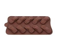 OUNONA Moule à Chocolat en Silicone Forme Voiture 84 Cavités, Antiadhésif, Souple et Résistant, pour Pâtisserie, Bonbons, Fondant, Glaçons, DIY la Cuisine Créative
