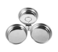 OUNONA Moule oeufs vapeur moule à œufs cuiseur à œufs plat à œufs cuisson des œufs poêle à œufs moule à oeufs en acier inoxydable tasses de pocheuse d'oeufs plateau d'oeufs pochés Silver