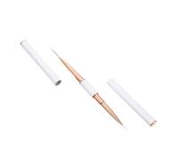 OUNONA Nail Art Pen Double-ended Fine Liner Brush DIY Nail Painting Tool For Precise Design Metal Rod With Cap Comfortable Grip For Home And Professional Use