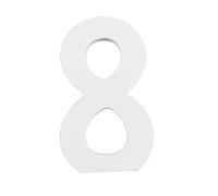 OUNONA Numéro de Table Bois Blanc pour Mariage Anniversaire Carte Décoration de Table Numéro pour Décoration Dîner