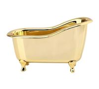 OUNONA Organisateur Cosmétique de Mini, Boîte de Rangement Compartimentée pour Cosmétiques et Bijoux, Plastique Léger Blanc, Porte-maquillage Design pour Salle de Bain et Bureau,