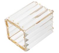 OUNONA Organisateur de Maquillage Pot de Rangement pour Pinceaux Stylos et Cosmétiques