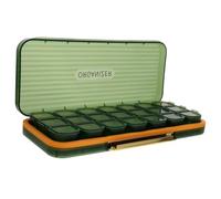 OUNONA Organisateur De Remède Portable 7 Jours, Pilulier Hebdomadaire Compartiments Matin Midi Soir Étanche, Trousse à Pharmacie Compacte Et Détachable Couleur Verte, Usage Quotidien Et Voyage