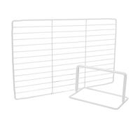 OUNONA Organisateur Métallique pour Congélateur Cloison Séparatrice en Maille 22X36 CM, Séparateur d'Étagère Amovible, sans Outils, Cuisine et Commerce