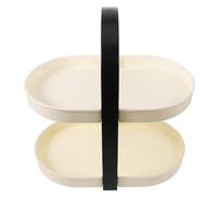 OUNONA Organisateur Support de Détaillable Plateau Aromathérapie Boîte de Rangement pour Bureau Noire