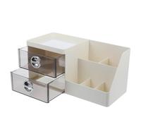 OUNONA Organiseur Maquillage Boîte Rangement Bureau Étui Cosmétique Design Épuré