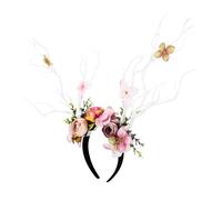 OUNONA Ornement De Cheveux De Cerf Bandeau Pour Femme Coiffe De Noël Accessoire Pour Cheveux Serre-tête De Cerf