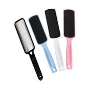 OUNONA Outil de Pédicure Professionnel Acier Inoxydable Râpe Exfoliante pour Noire à Poncer Blanches Roses et Bleu Callosités et Peau Dure